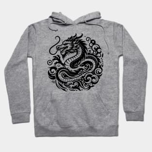 japanese dragon Hoodie